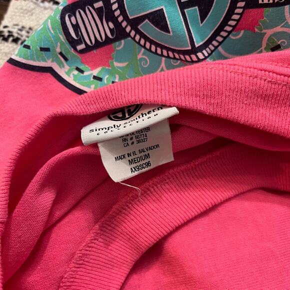 Simply Southern Women's MD Turtle Preppy Southern Style Graphic T-shirt - Picture 6 of 6